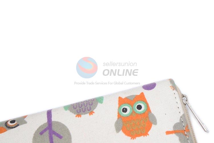 Good Factory Price Owl Pattern Women Wallets Purse Female Wallet Clutch Bag