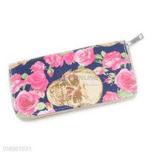 Promotional Item Zipper Card Holder Ladies Clutches Women Wallet