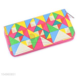 Superior Quality Geometric Patterns Women Wallets Female Card Holder Long Lady Clutch