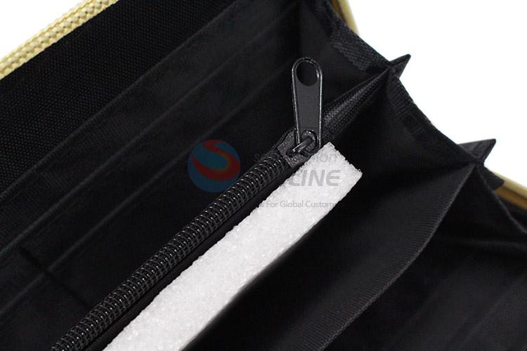 Good Reputation Quality Zipper PU Leather Coin Card Holder Wallet