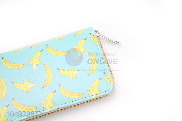 Special Design Banana Printed  Long Wallet Women Wallets