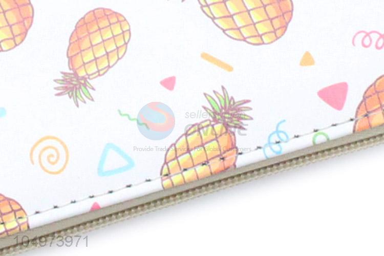 Factory Export Pineapple Pattern Photo Holders Women Purse Wallet Female Purse Wallets