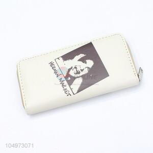 Cheap and High Quality Zipper PU Leather Coin Card Holder Wallet