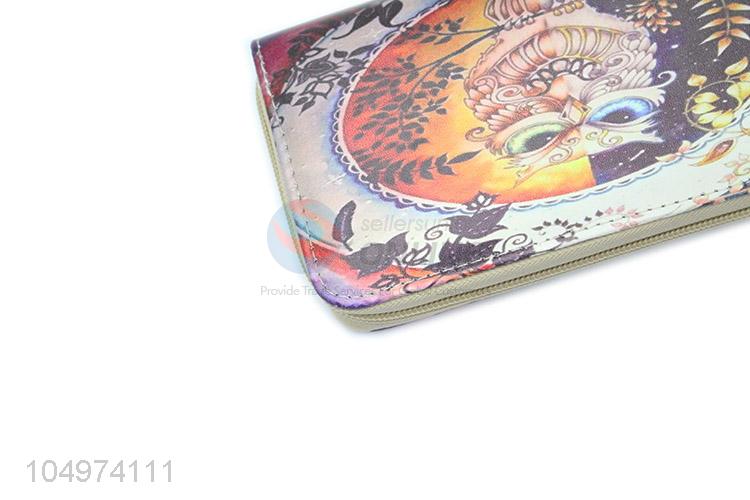 Best Popular Owl Pattern Female Clutch Women Purse Wallet