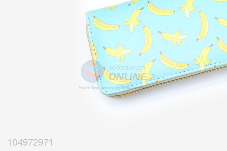 Special Design Banana Printed  Long Wallet Women Wallets