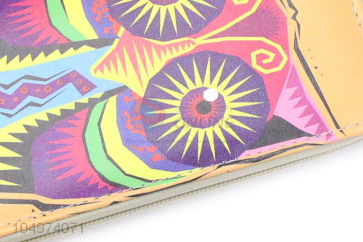 Advertising and Promotional Owl Printed  Long Wallet Women Wallets