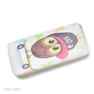 Suitable Price Owl Pattern Long Women Wallets Card Holder Female Clutch