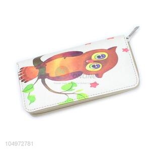 Hot Selling Owl Pattern Ladies Hand Purses Ladies Fashion Wallet