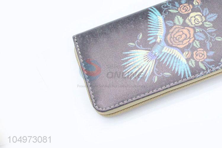 Factory Sales Wallet Women Ladies Clutch Leather Purse