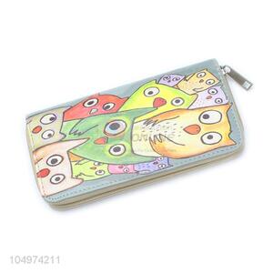 Good Reputation Quality Owl Printed Women's Purse Coin Money Bag