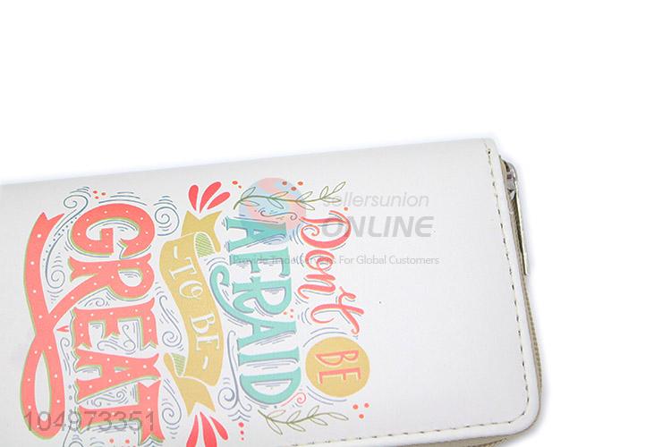 New Products Canvas Soft Long Wallets Chain Purse