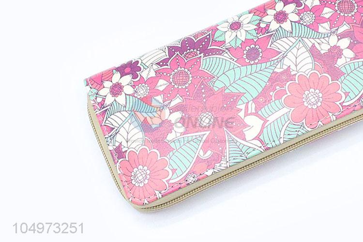 New Advertising PU Leather Wallet for Women Female