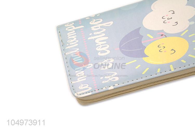 Wholesale Top Quality Blue Canvas Wallet for Women Female