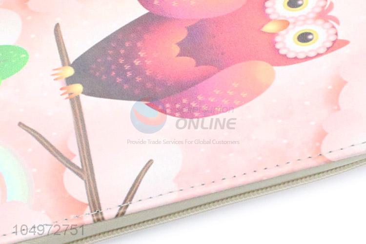 Best Selling Owl Pattern Long Wallet Women Wallets