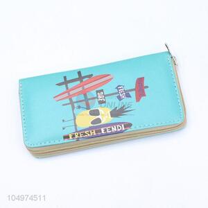 Wholesale Unique Design Cute Long Wallet Women Canvas Wallets