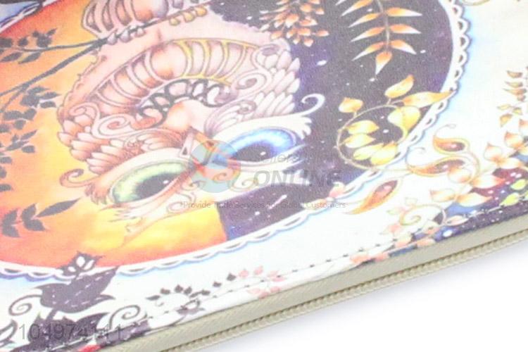 Best Popular Owl Pattern Female Clutch Women Purse Wallet