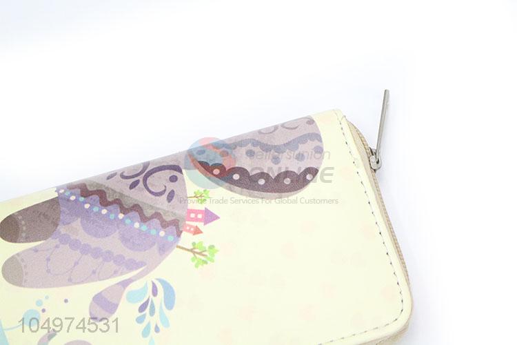 China Wholesale Canvas Women Purse with Zipper