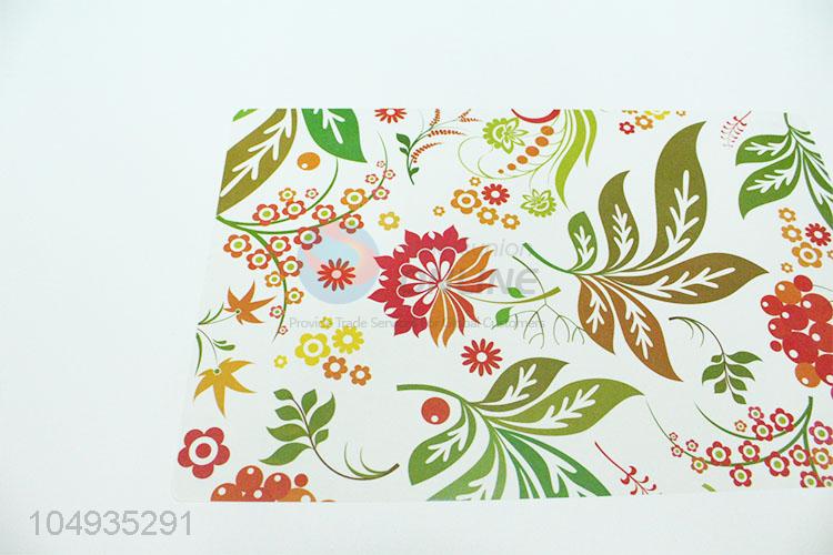 Flower printing pp placemat for sale