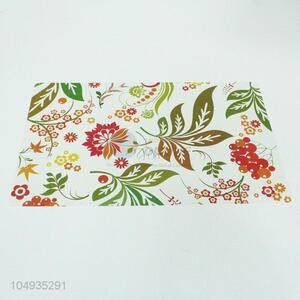 Flower printing pp placemat for sale