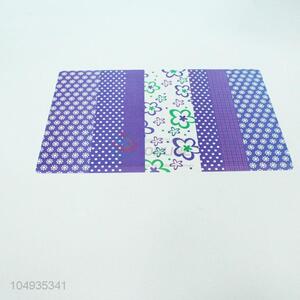 Most popular flower printing placemat