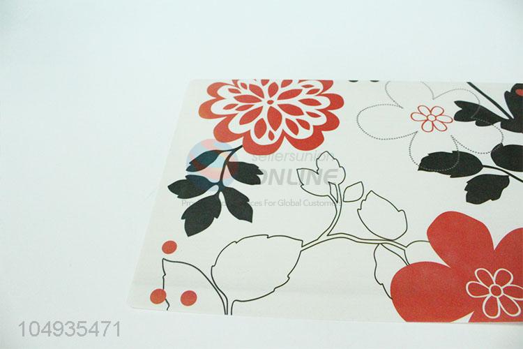 High quality flower printing pp placemat