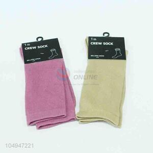 Wholesale hot sales simple pure color sock