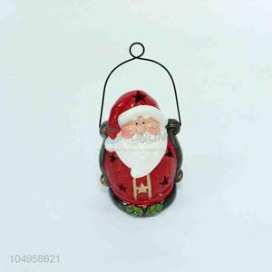 Cheap Santa Claus Shape Ceramics Crafts with Light