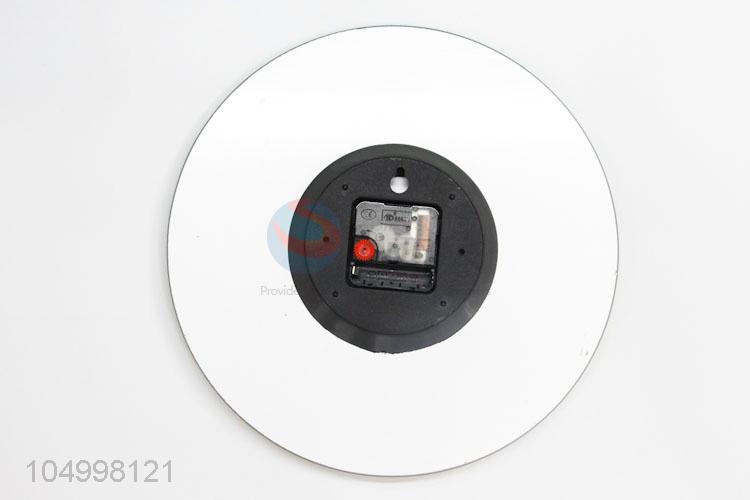 Factory Excellent Reusable Round Shaped Glass Wall Clocks for Home Clock