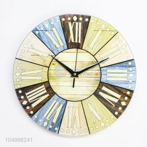 Factory Hot Sell Round Shaped Glass Wall Clock