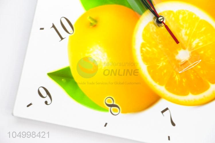 Hot Sales Promotional Gift Home Decorative Rhombus Shaped Glass Wall Watches