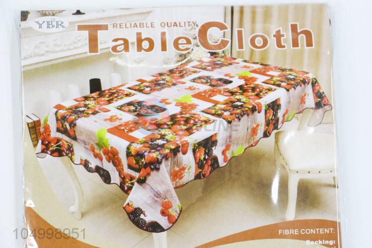 High Quality Pvc Flower Table Cloth Cover Overlays