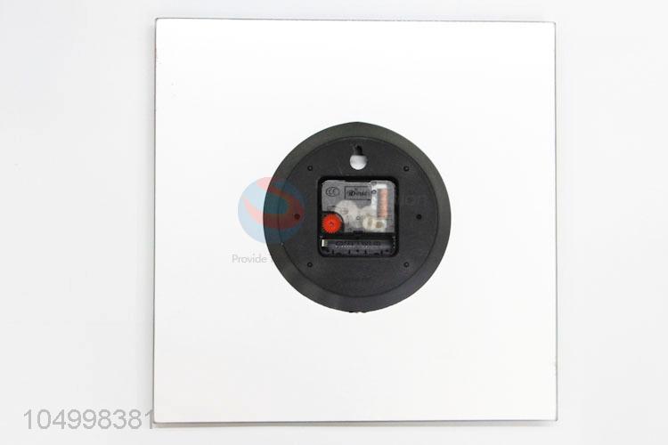 Wholesale Nice Square Shaped Glass Wall Clock