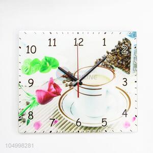 Nice Design Colorful Numbers Pattern Wall Clock for Decoration