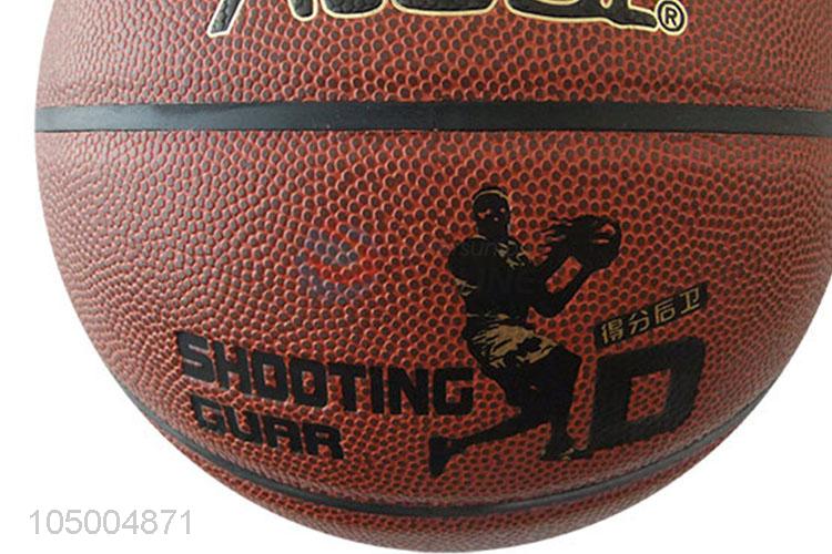 Promotional standard size 7 pu basketball