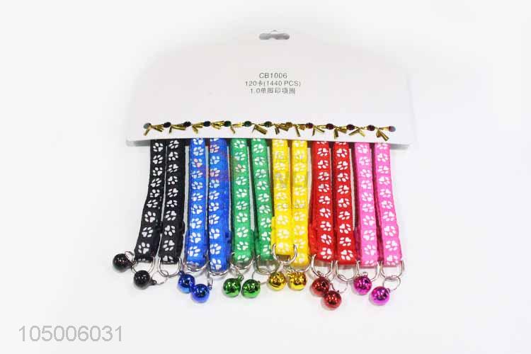 Special Design Colorful Pet Supplies Bell Collar For Dog