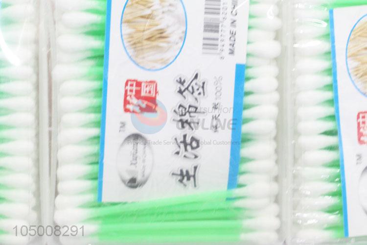 Nice Design Cheap Price 6 Bottles Plastic Handle Cotton Swabs