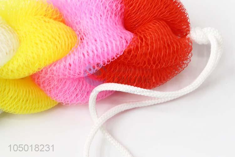 Fashion Style Fiber Bath Loofah Shower Body Washing Clean Exfoliate Puff