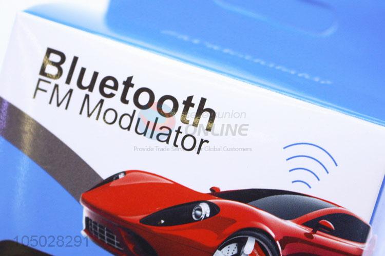 Fashion Style Black Color Car Bluetooth Wireless FM Modulator