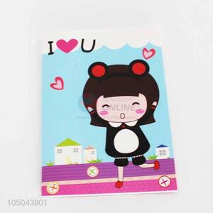 Cartoon Girl Notebook For Sale