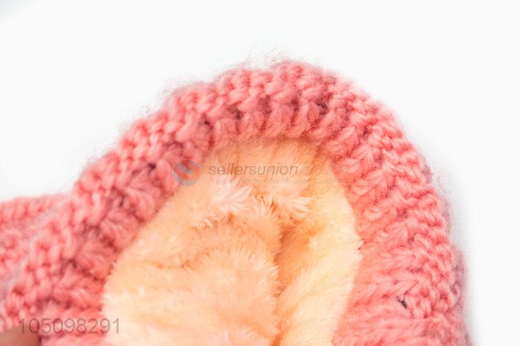 Latest Design Hair Ball Hat Korea Winter Women's Caps Knitting Cap