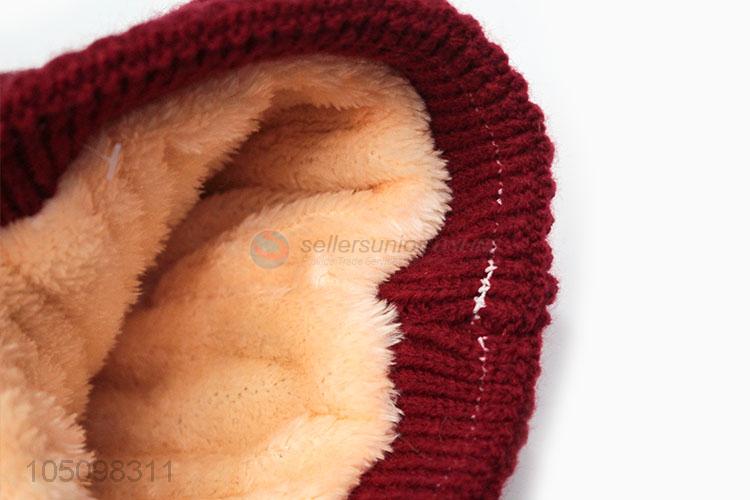 Fashion Style Winter Hat for Women Fashion Solid Warm Hats