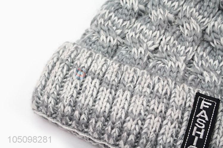 Delicate Design Adult Hair Ball Autumn and Winter Warm Cap