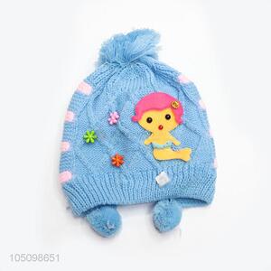 Hottest Professional Lovely Mermaid Pattern Knitting Beanie Hat for Girls