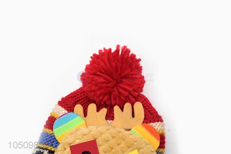 China Factory Children's Winter Knitted Hat Cartoon Hat Warm Ear Cap