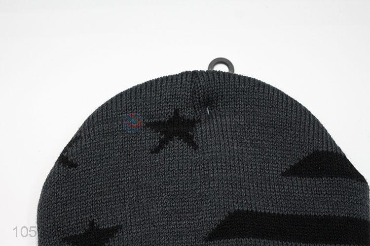 Cheap and High Quality Knitted Beanies Cap Thick Male Cap