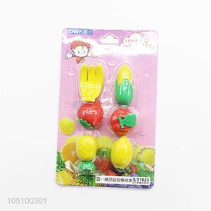 Creative Cute Fruit Model Students Eraser