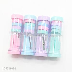 Four Colors High-Grade School Stationery Plastic Pencil Sharpener