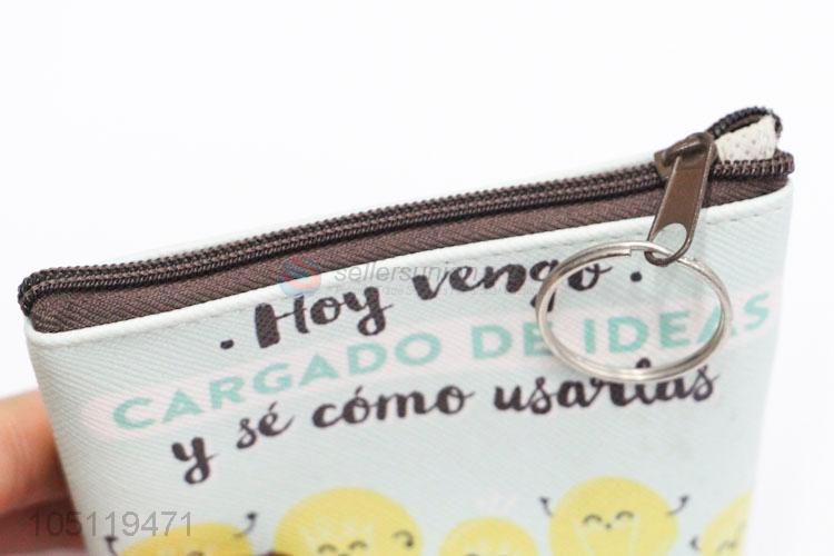 Popular Promotion Mini Cartoon Printed PVC Wallet Coin Bag