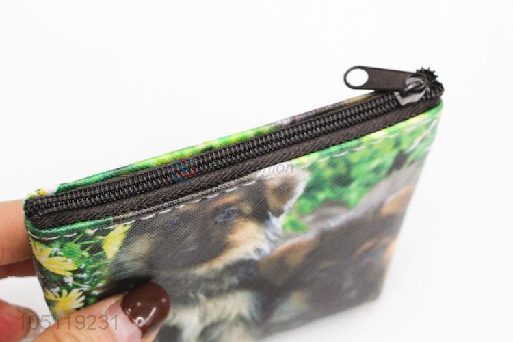 Lovely Dog Printed Travel Toiletry Bag PVC Coin Purse