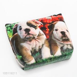 Cute Lovely Dog Pattern Multi-Printed PVC Coin Purses